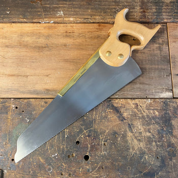 VHS24 HERITAGE SAWS Melbourne 16” HAMPTON 11ppi XCUT Half Back SAW with ENGLISH BEECH handle