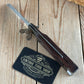 H1443 Vintage 8” Rosewood & brass BEVEL