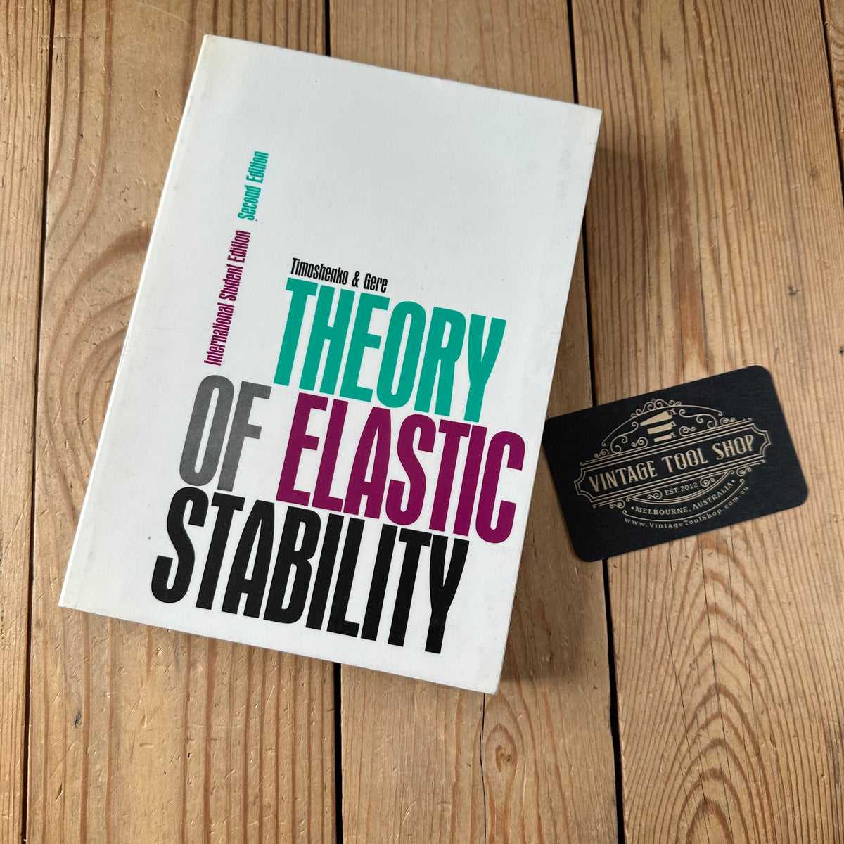 N2023 Vintage 1981 BOOK THEORY of ELASTIC STABILITY 2nd Edition by Timoshenko & Gere
