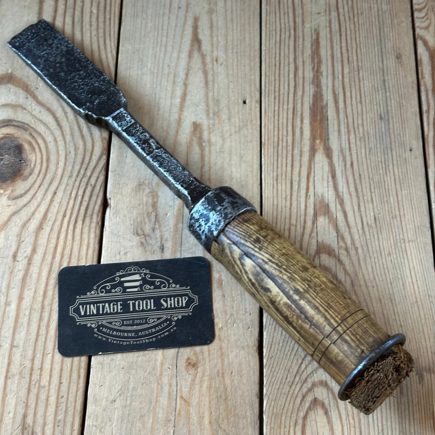 D1881 ANCIENT! Large antique 30mm EUROPEAN Carving CHISEL