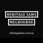VHS186 HERITAGE SAWS Melbourne 14” KINGSTON 11ppi XCUT Carcass SAW with TASMANIAN BLACKWOOD handle