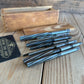 H1533 Vintage lot of HSS REAMERS & milling bits x 12