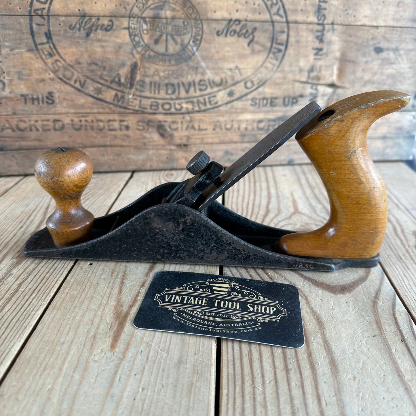 N1172 Vintage STANLEY USA circa 1910 No.40 scrub PLANE