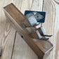 Y118 Antique TRIPLE Iron FRENCH Wooden MOULDING PLANE