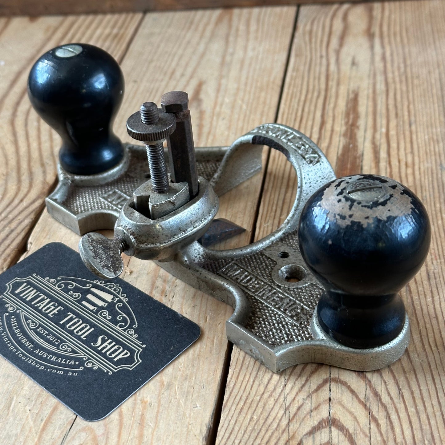 H2556 Vintage STANLEY England No.71 Router PLANE AS IS condition