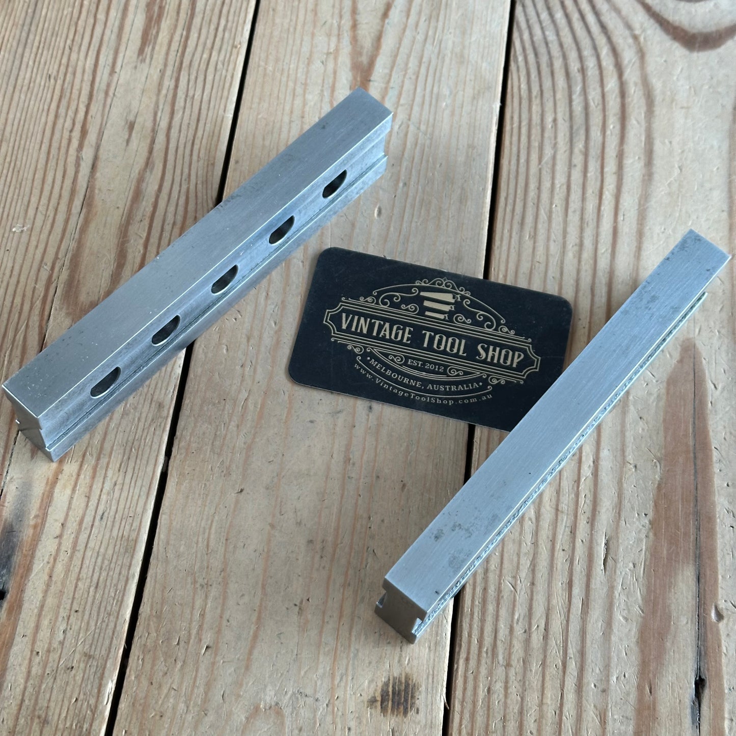 H2371 Vintage pair of PARALLEL BARS Engineers Tool