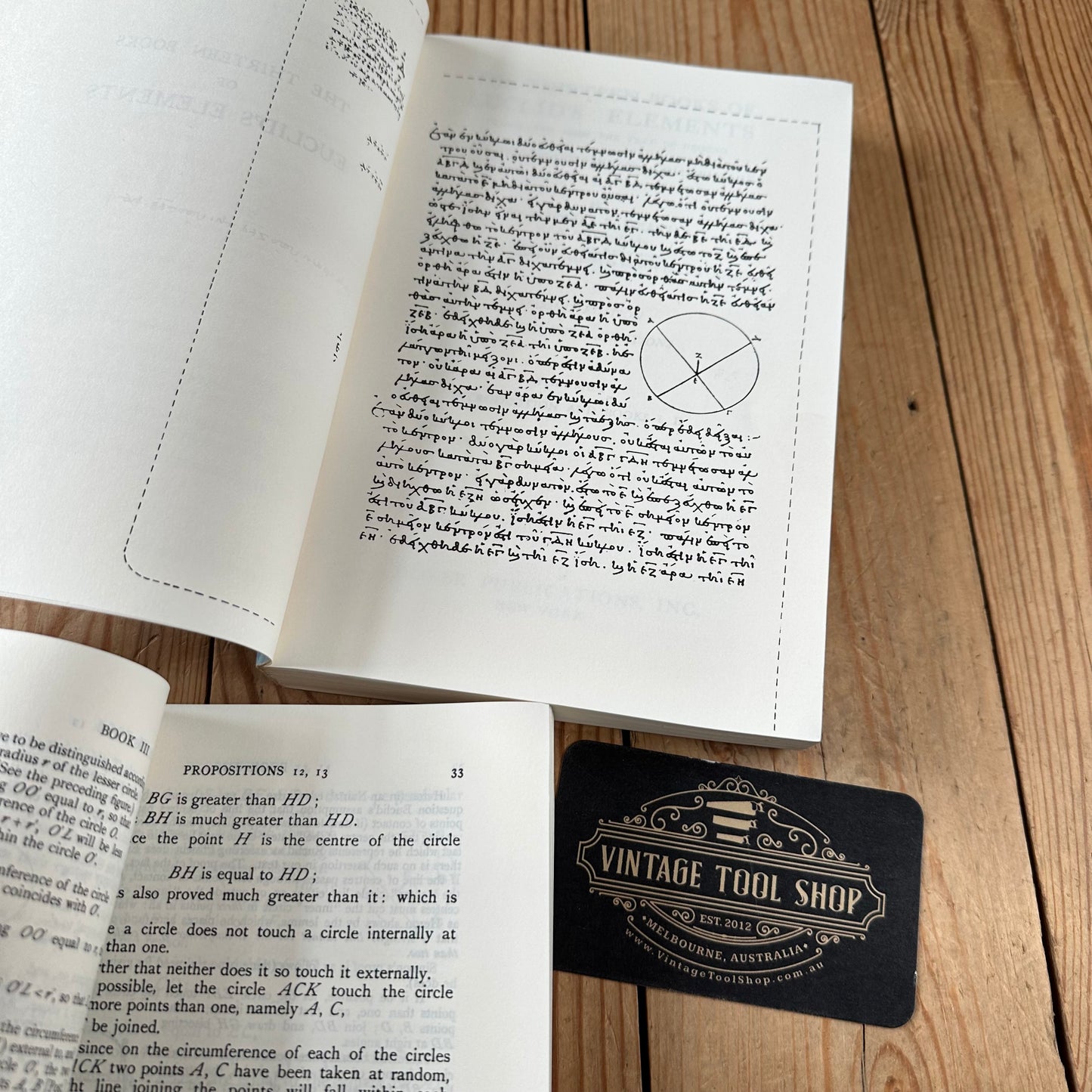 XBN2 Vintage Vol 1 & 2 BOOKS EUCLID The 13 Books of the ELEMENTS translated by Sir T.L.Heath
