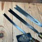 N1763 COOL! Vintage WILLIAM MARPLES & ASHLEY ILLES 3 x Carving SWEPT BENT V-GOUGE CHISEL Set