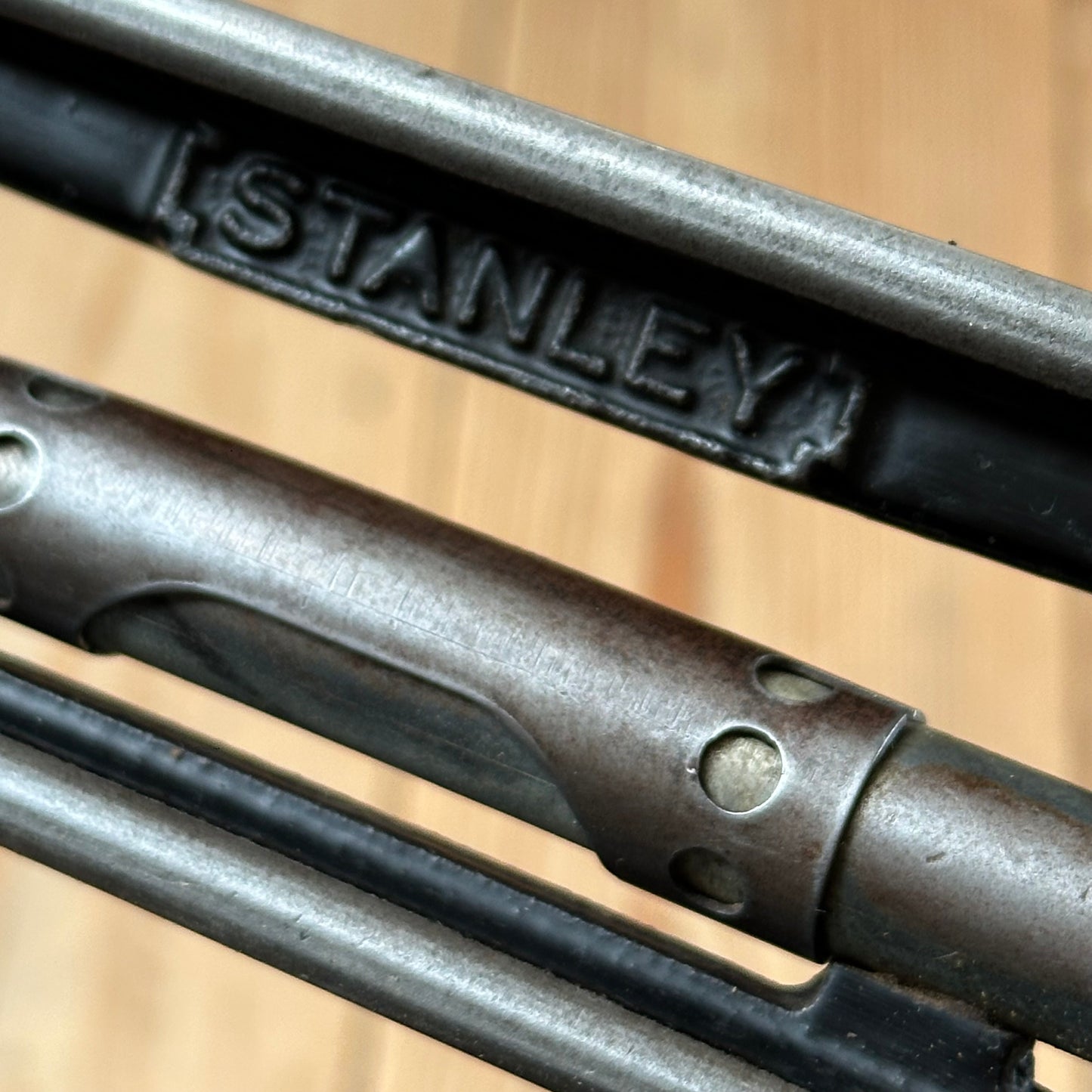 H2501 COOL! Vintage STANLEY No:36G 9” engineers METAL SPIRIT LEVEL