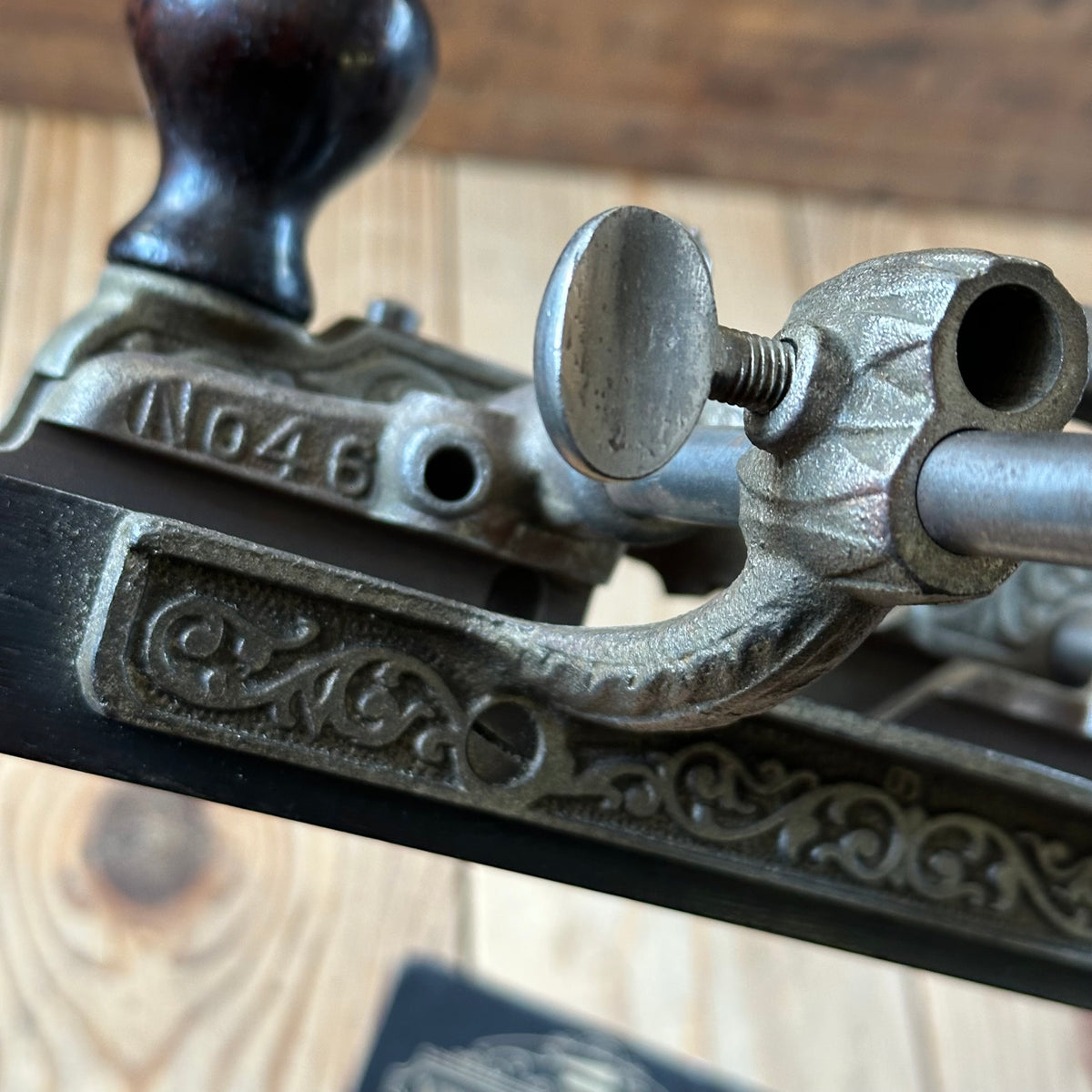 C6 COMPLETE! Antique STANLEY USA No.46 Combination PLANE with 10 cutters
