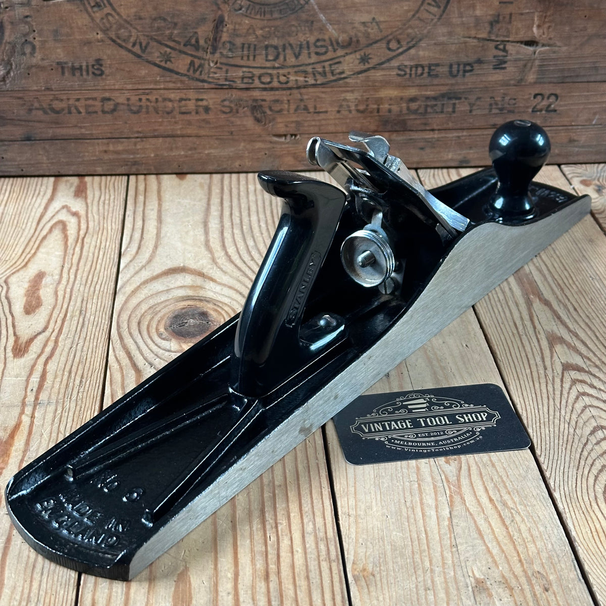 H2610 TIDY! Vintage STANLEY England No.6 PLANE