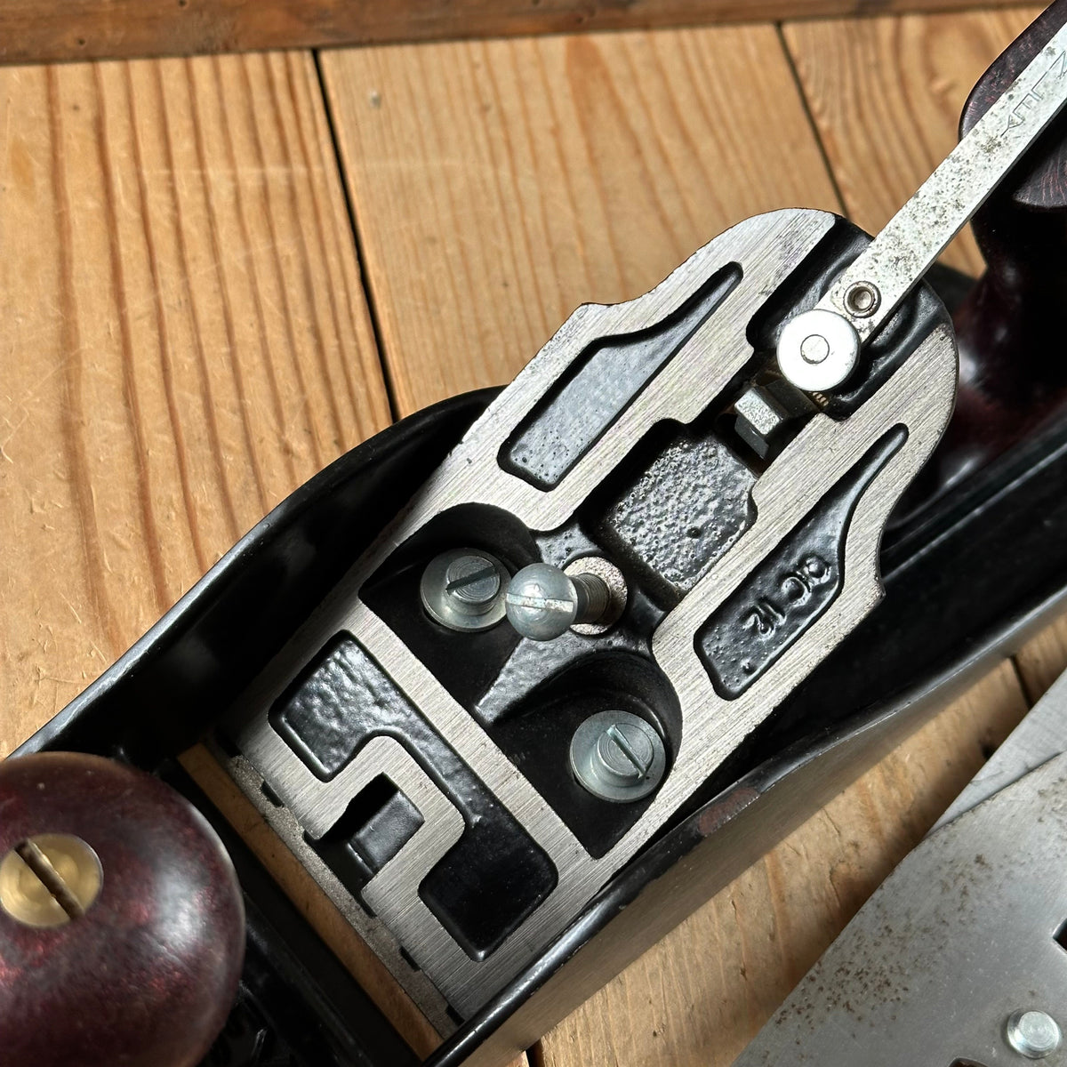 N1822 TIDY! Vintage STANLEY England No.4 1/2 smoothing PLANE