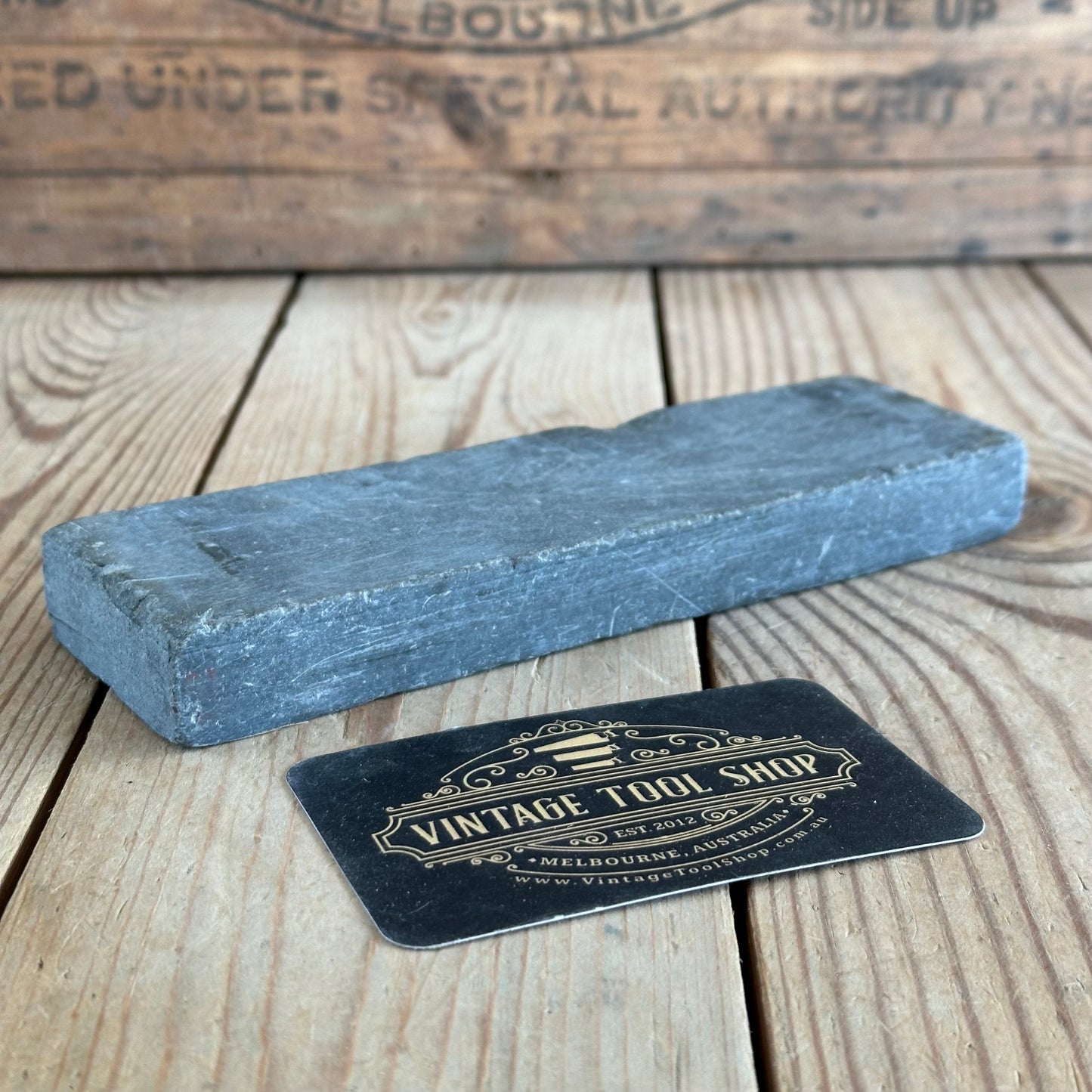 A365 Vintage Large SCOTTISH TAM-O-SHANTER water stone natural sharpening stone