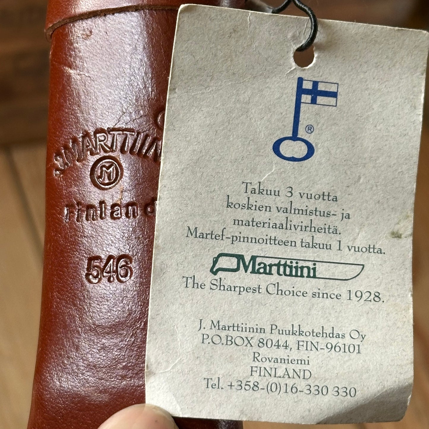 K41 Vintage Original Finnish MARTTIINI FINLAND Horse HEAD Puukko KNIFE