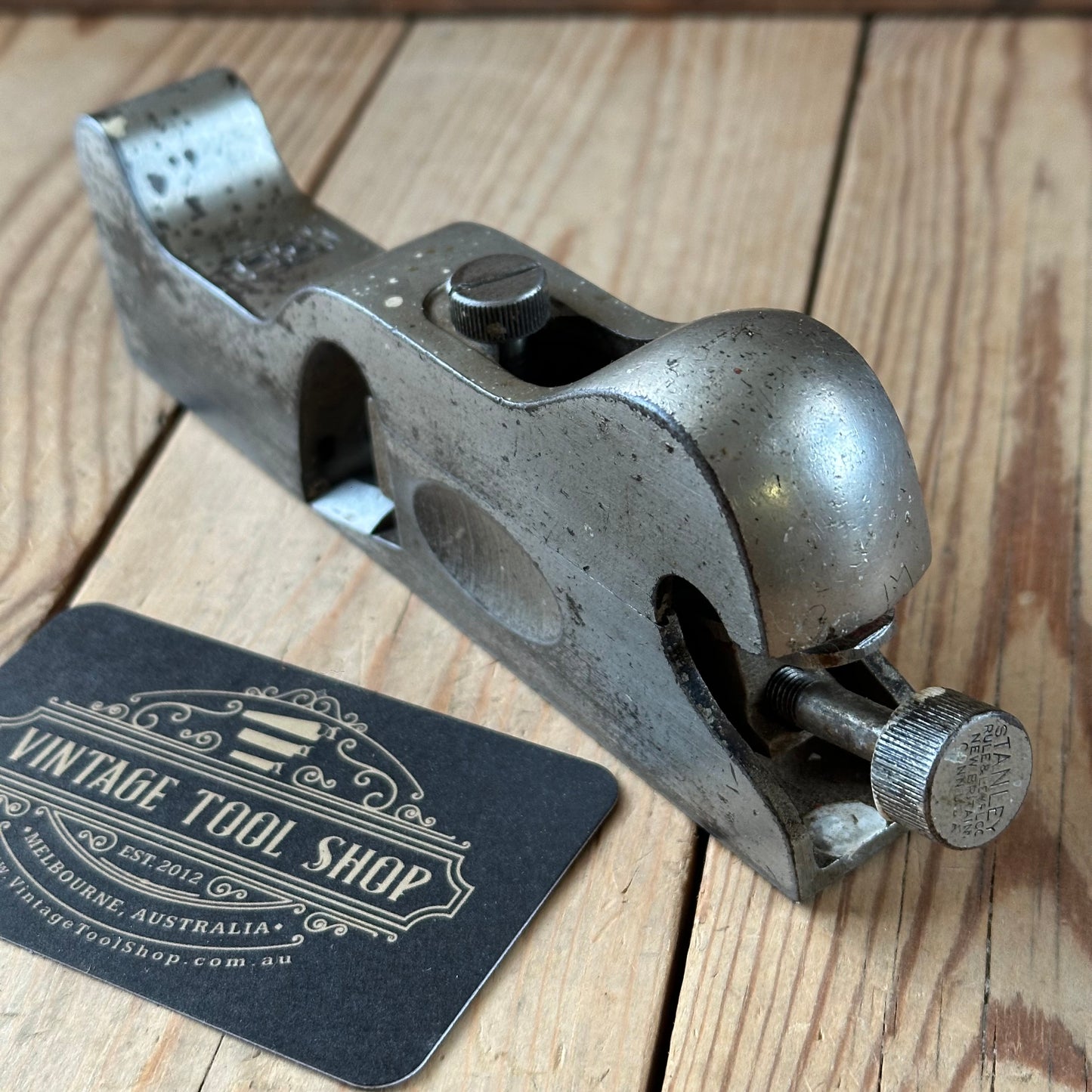 N1846 Vintage STANLEY USA 1907 No.93 Rabbet REBATE Shoulder CHISEL PLANE