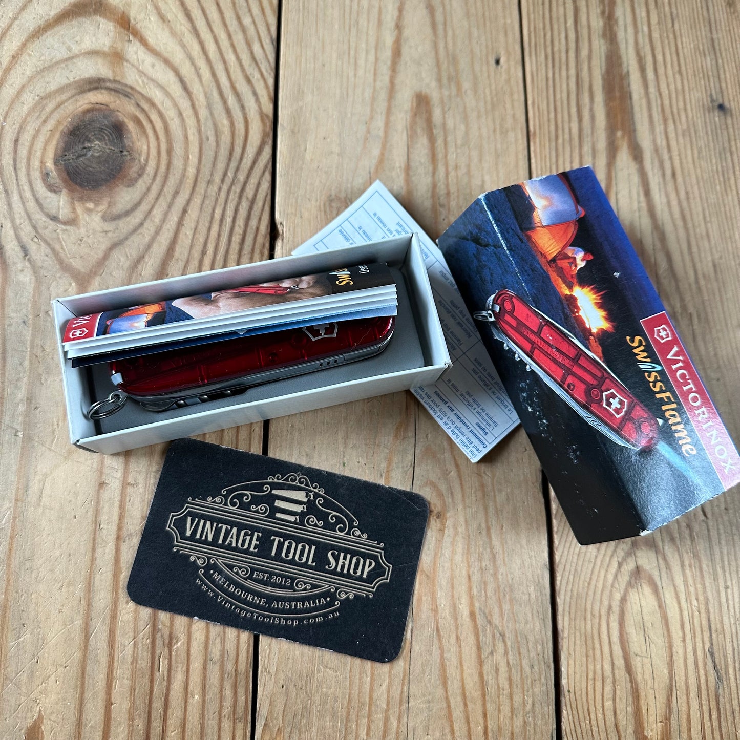 K63 ULTRA RARE! Vintage Collectable Victorinox SWISS FLAME SWISS ARMY KNIFE