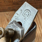 N1038 Antique MATHIESON Scotland No:842 SMOOTHING plane Rosewood
