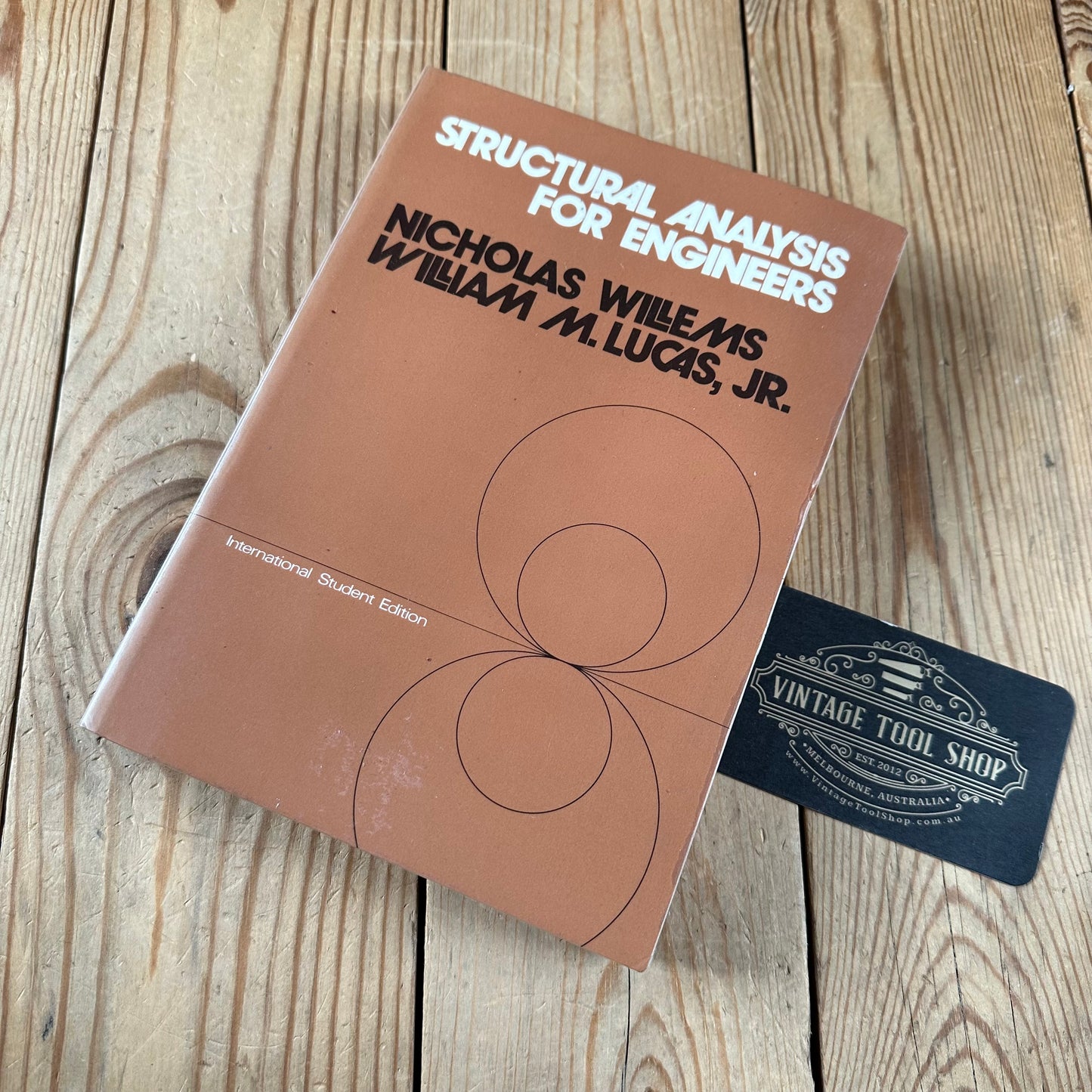 XBN8 Vintage 1978 BOOK STRUCTURAL ANALYSIS for ENGINEERS by N.Willems & W.M.Lucas Jr