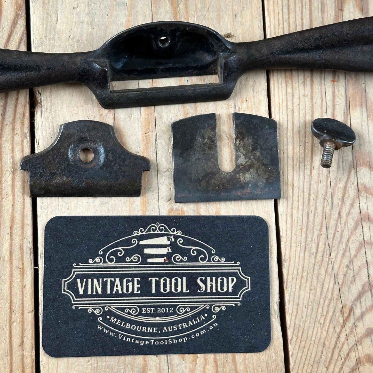 N1809 Vintage STANLEY USA No.64 Flat Base SPOKESHAVE spoke shave