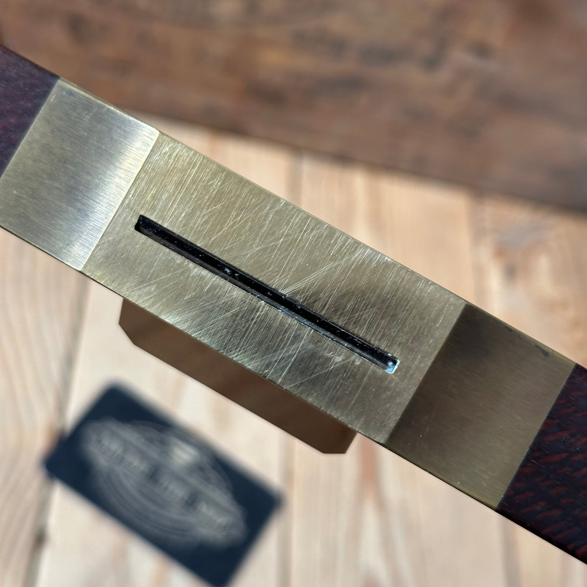 C4 TIDY! Contemporary Australian HNT GORDON Beefwood FLAT SOLE  SPOKESHAVE IOB