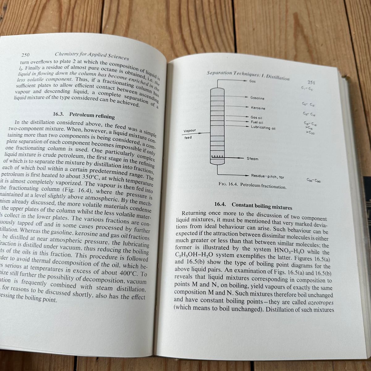 N2033 Vintage 1970 BOOK CHEMISTRY for the APPLIED SCIENCES by W.Steedman, I.H.Anderson & R.B.Snadden