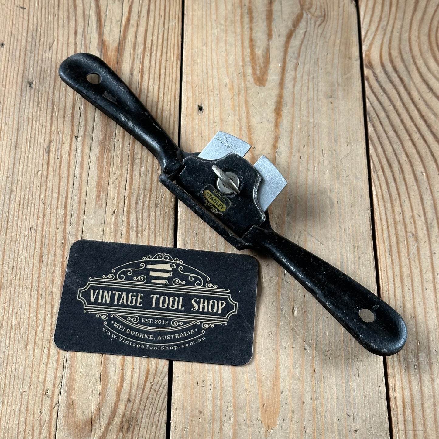 D2047 Vintage STANLEY England No:63 convex SPOKESHAVE Spoke shave