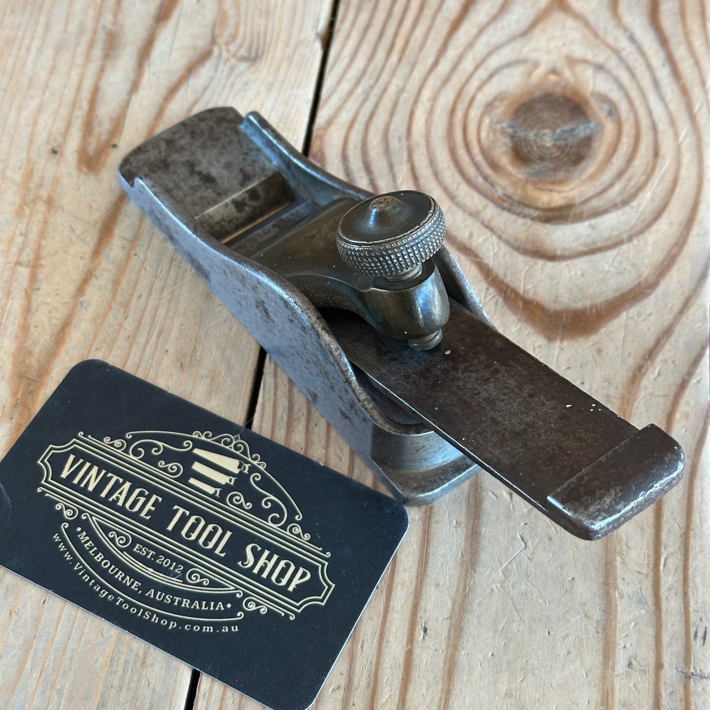 SOLD. H2069 RARE Antique BUCK THUMB PLANE