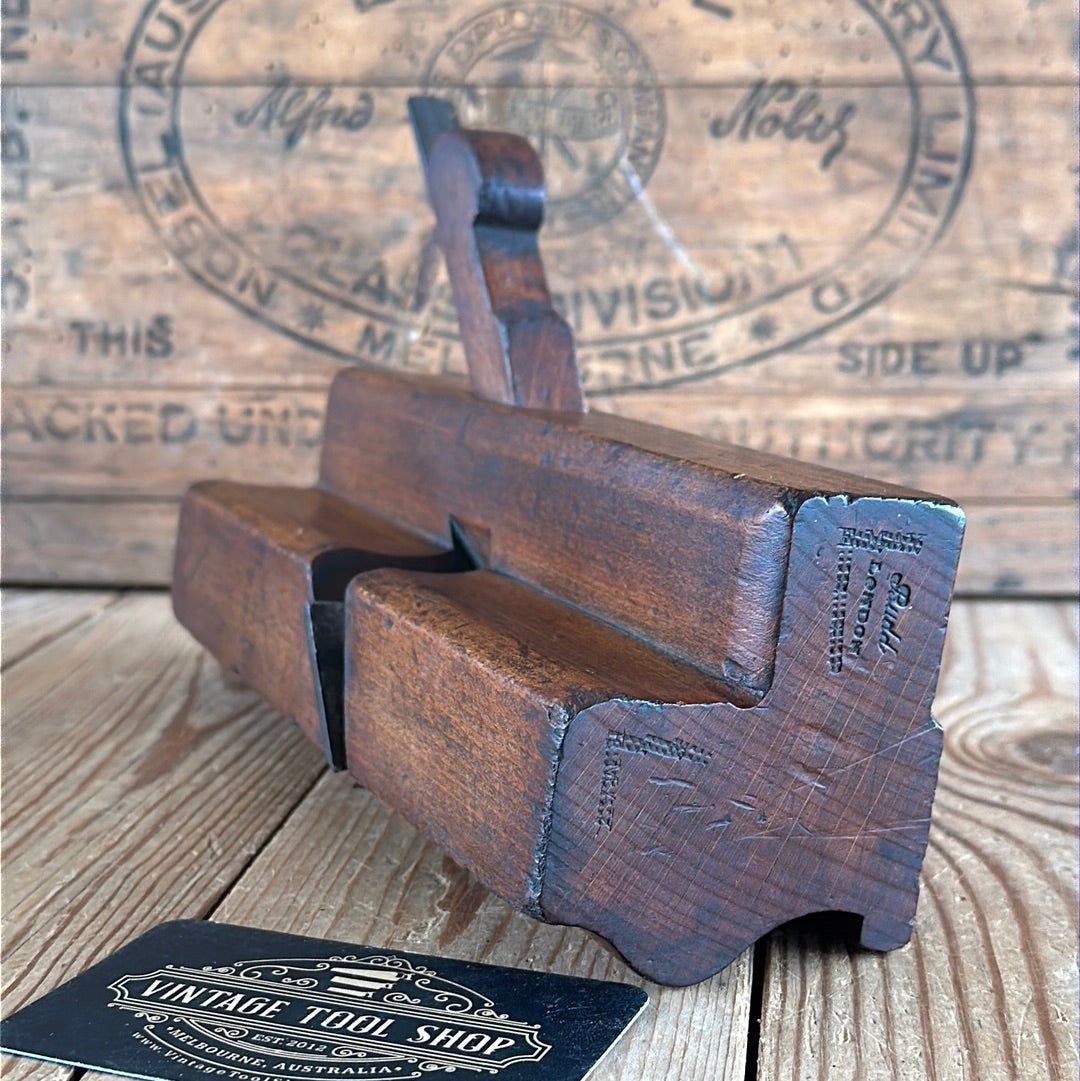 H114 Antique BUDD of London 1832-1863 wooden Moulding PLANE