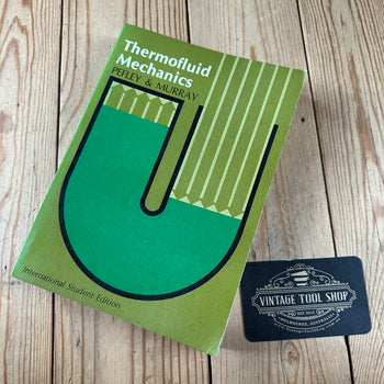 XBN23 Vintage THERMOFLUID MECHANICS BOOK by Pefley & Murray