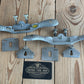 D1814 Vintage pair of STANLEY England No.151 flat & No.151R CONVEX curved base MALLEABLE IRON adjustable SPOKESHAVES