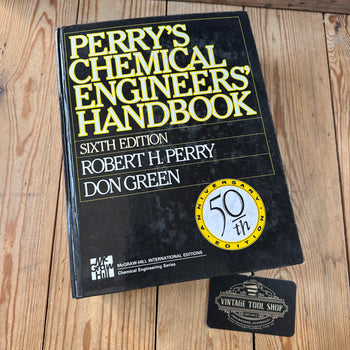 XBN119 Vintage BOOK PERRYS CHEMICAL ENGINEERS HANDBOOK 6th edition by R.H.Perry & D.Green