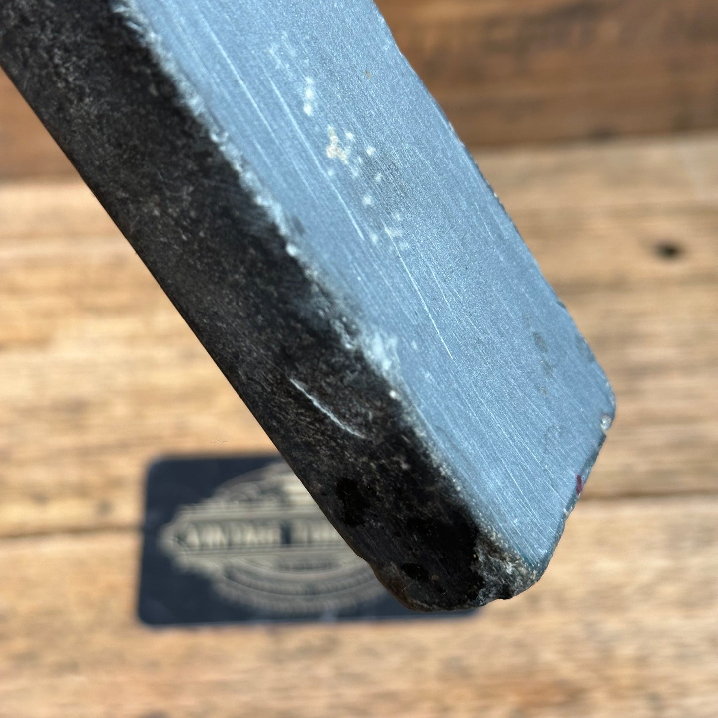 A386 Vintage SCOTTISH Blue Water of Ayr Razor BARBER HONE sharpening stone waterstone