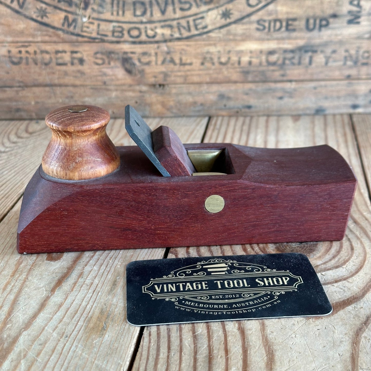 N1130 Contemporary Australian HNT GORDON Cooktown Ironwood AUSSIE  BLOCK PLANE