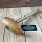 H2451 Vintage 1950 Korean War LIGNUM Lead BOSSING MALLET plumbers mallet