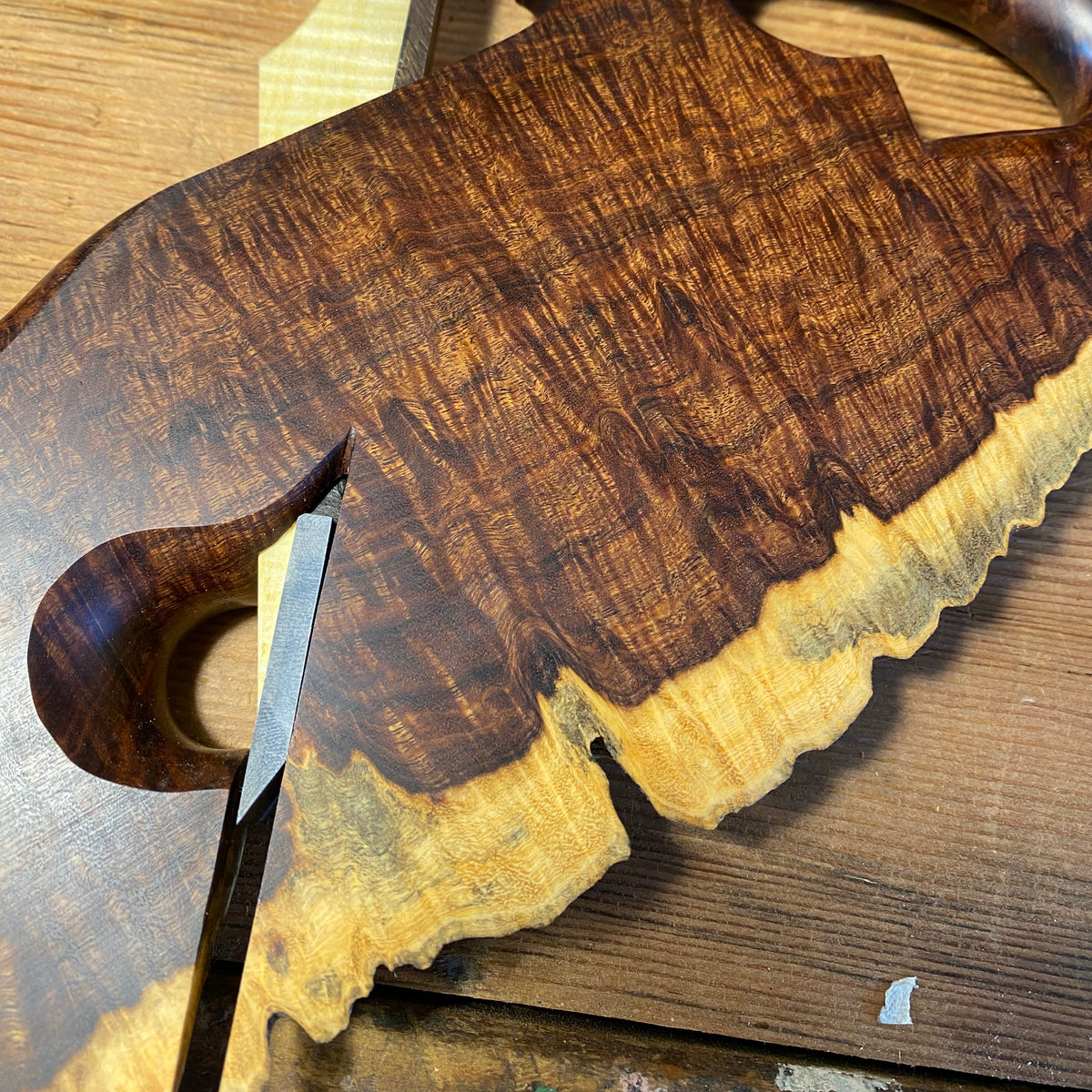 HSP5 One of One HERITAGE SAWS Melbourne GIDGEE Rebate plane “Cut Along the Dotted Line”