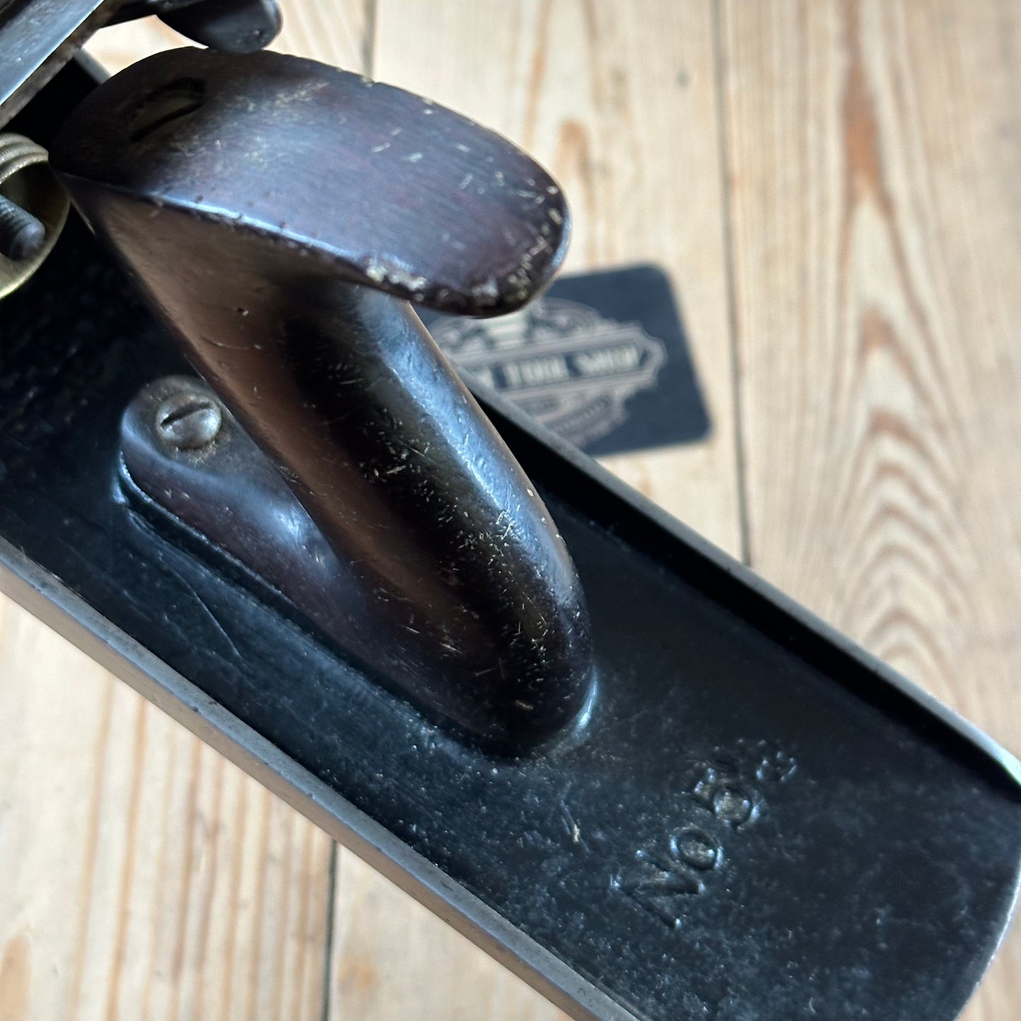 H2489 Vintage STANLEY USA Type 11 No.5 1/2 Corrugated PLANE with Rosewood handles