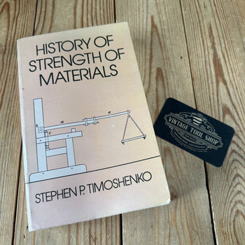 XBN27 Vintage 1983 History of Strength of Materials BOOK by S.P.Timoshenko
