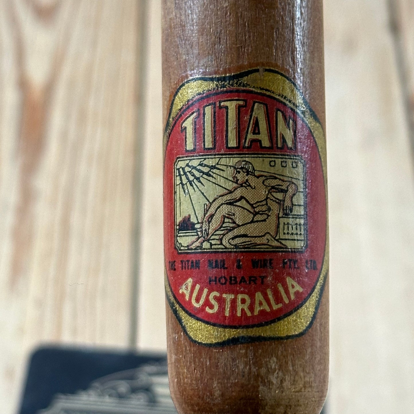 H2393 Tidy! Vintage TITAN Australia Model 131 9mm 3/8” FIRMER CHISEL 1950s