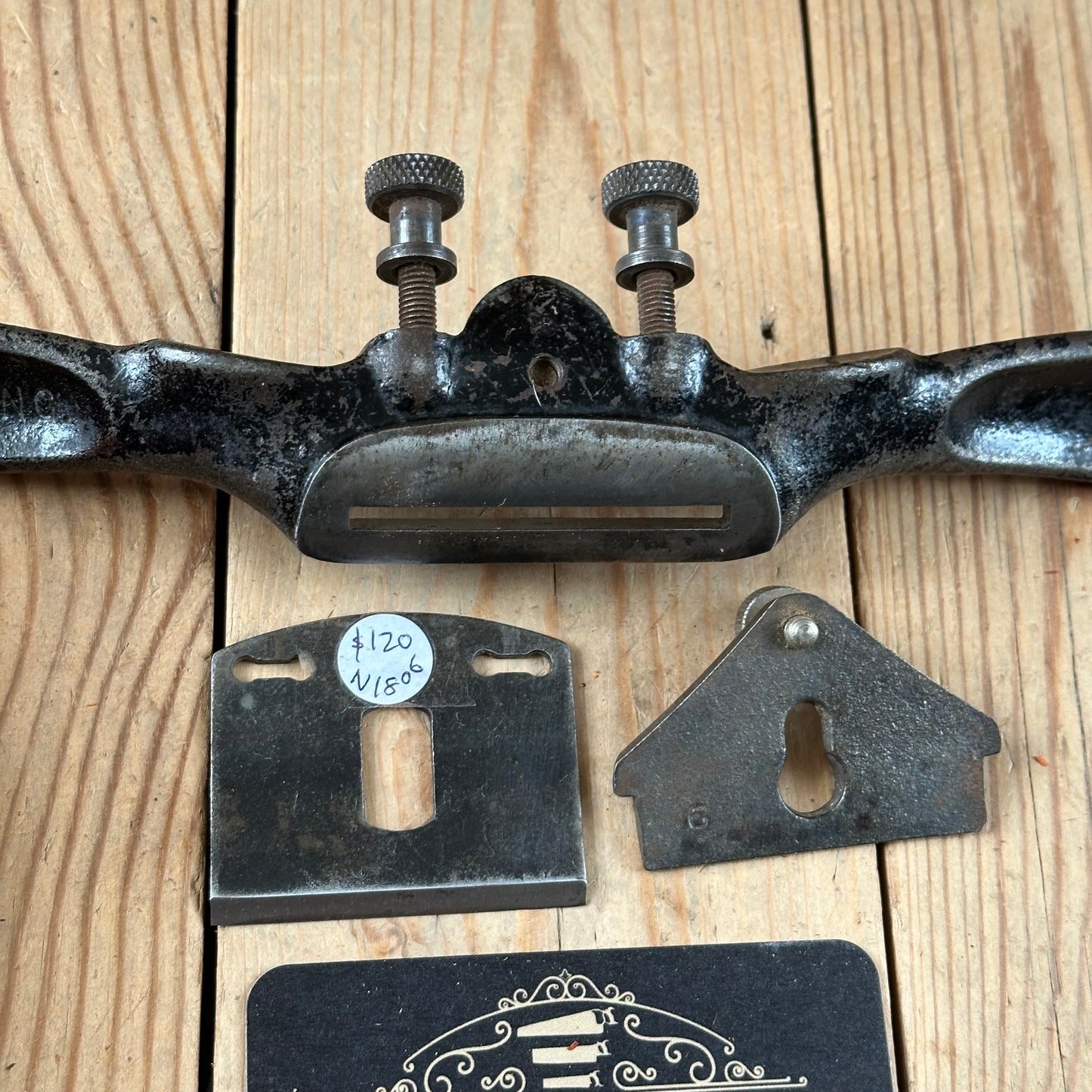 N1806 Vintage STANLEY England No.151R CONVEX curved adjustable SPOKESHAVE
