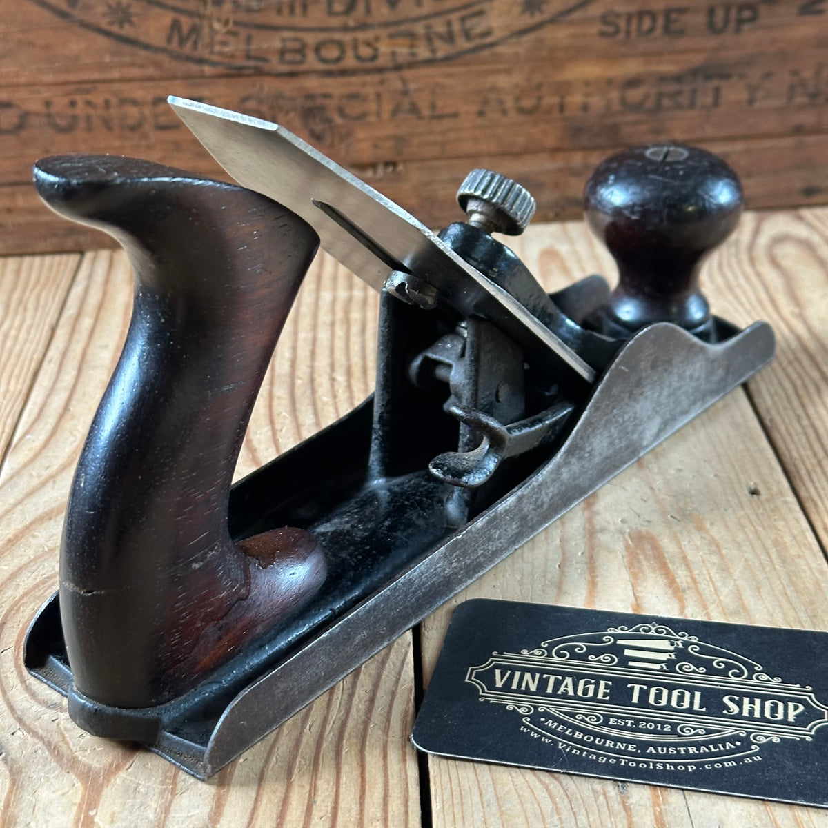 T5584 Antique 1907-1918 STANLEY USA No.104 Liberty Bell PLANE