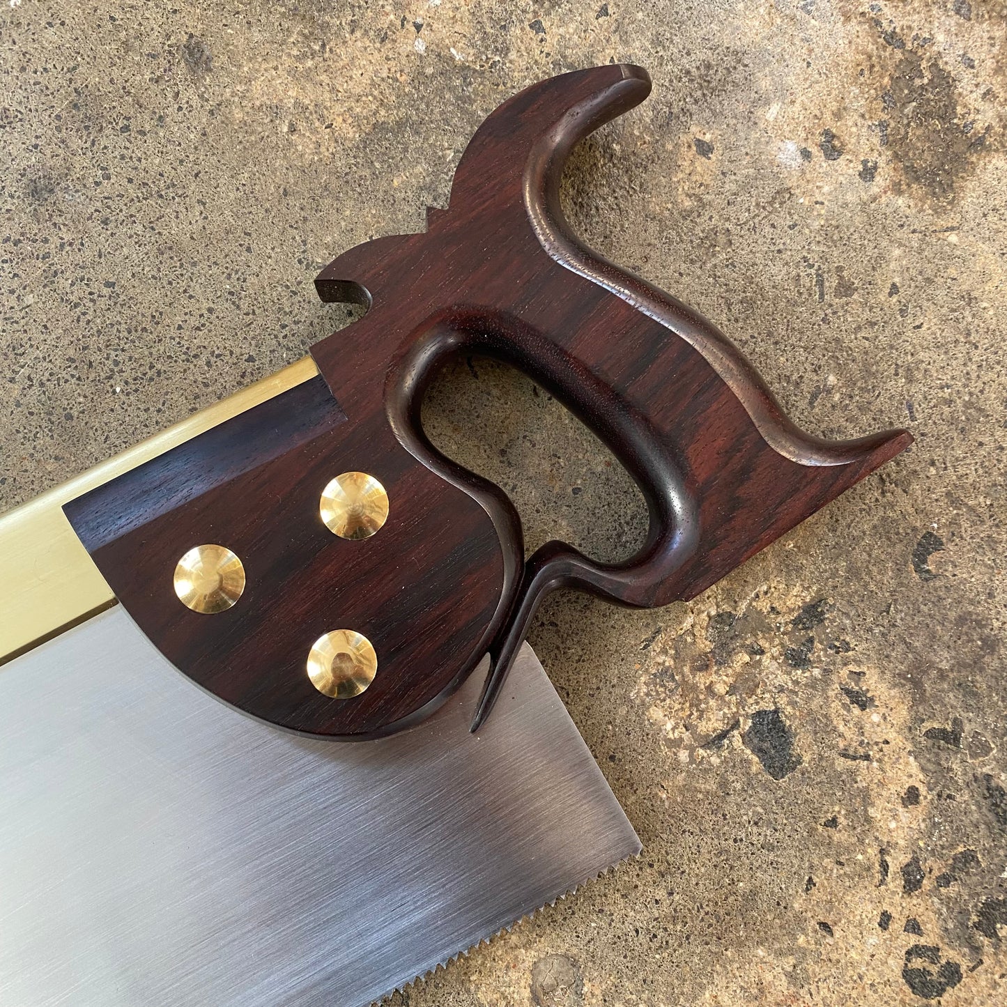 VHS17 BEAST! HERITAGE SAWS Melbourne 18” RICHMOND 10ppi Crosscut Miter SAW with an INDIAN ROSEWOOD handle