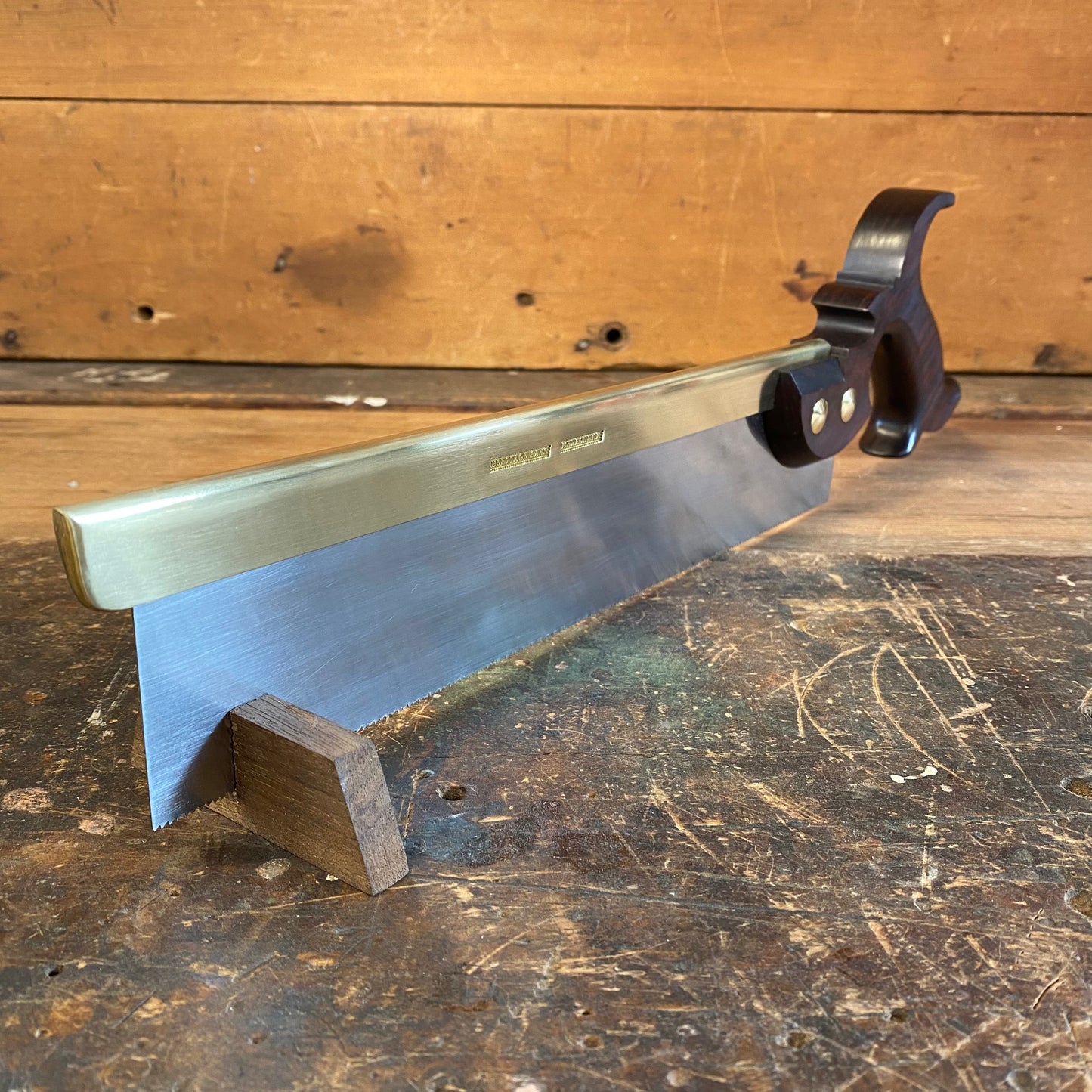 VHS13 Heritage SAWS Custom 12” FITZROY model 15ppi RIP DOVETAIL SAW with Indian Rosewood handle