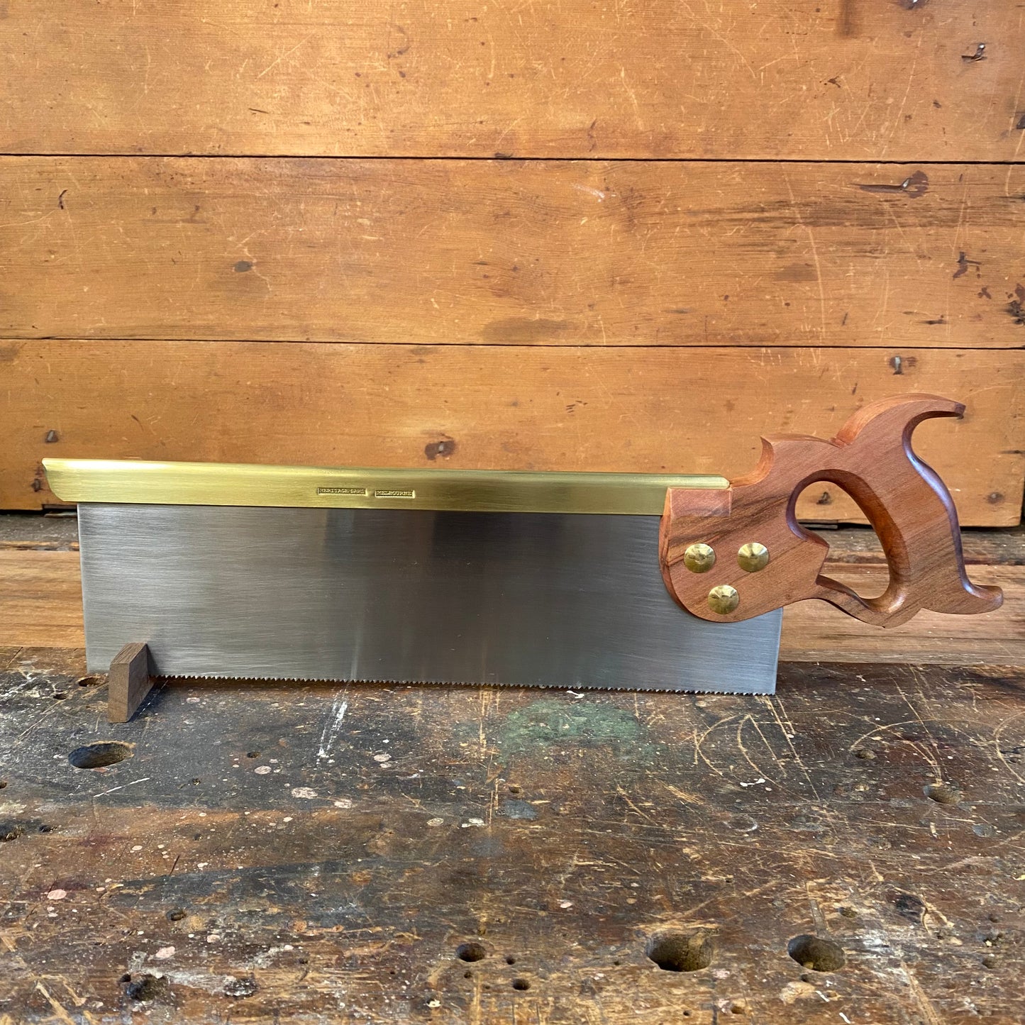 VHS23 HERITAGE SAWS Melbourne 14” KINGSTON 11ppi XCUT Carcass SAW with SUNSET MYRTLE handle