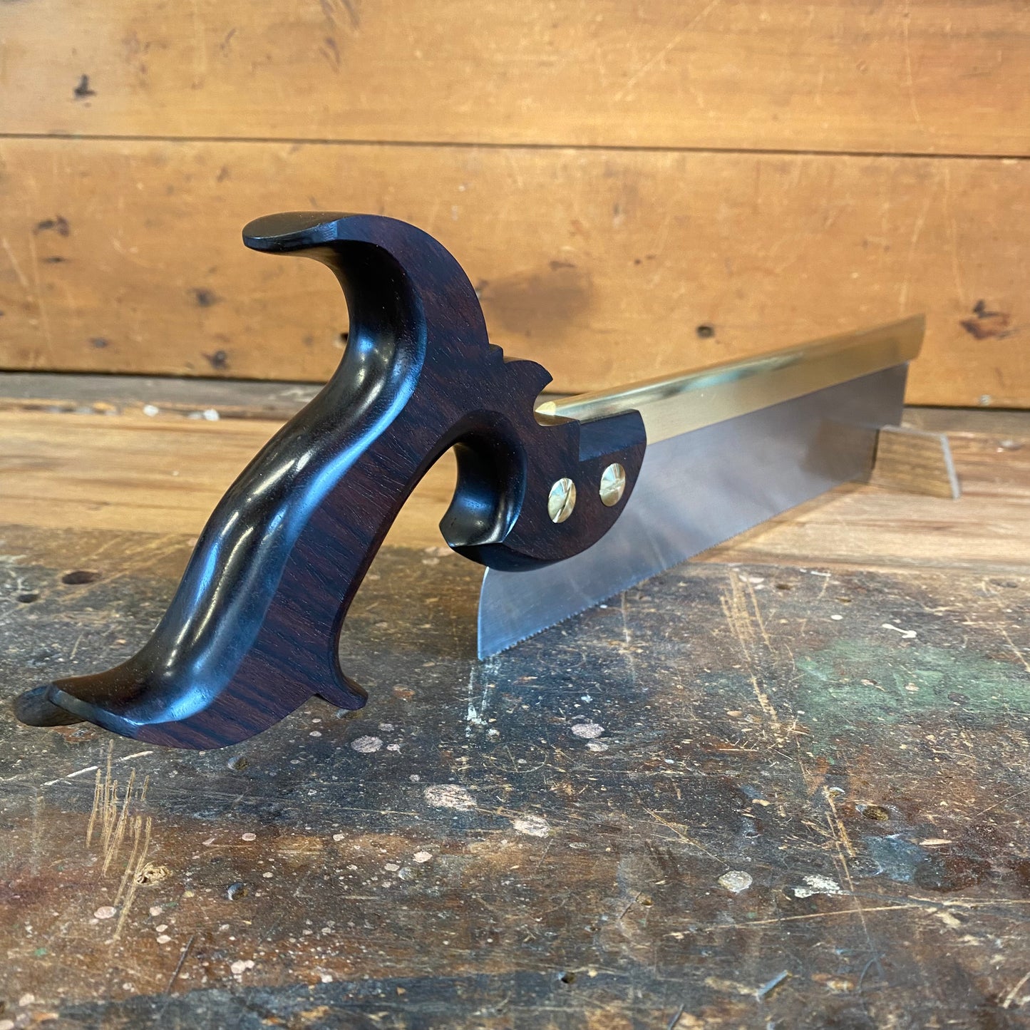 VHS13 Heritage SAWS Custom 12” FITZROY model 15ppi RIP DOVETAIL SAW with Indian Rosewood handle