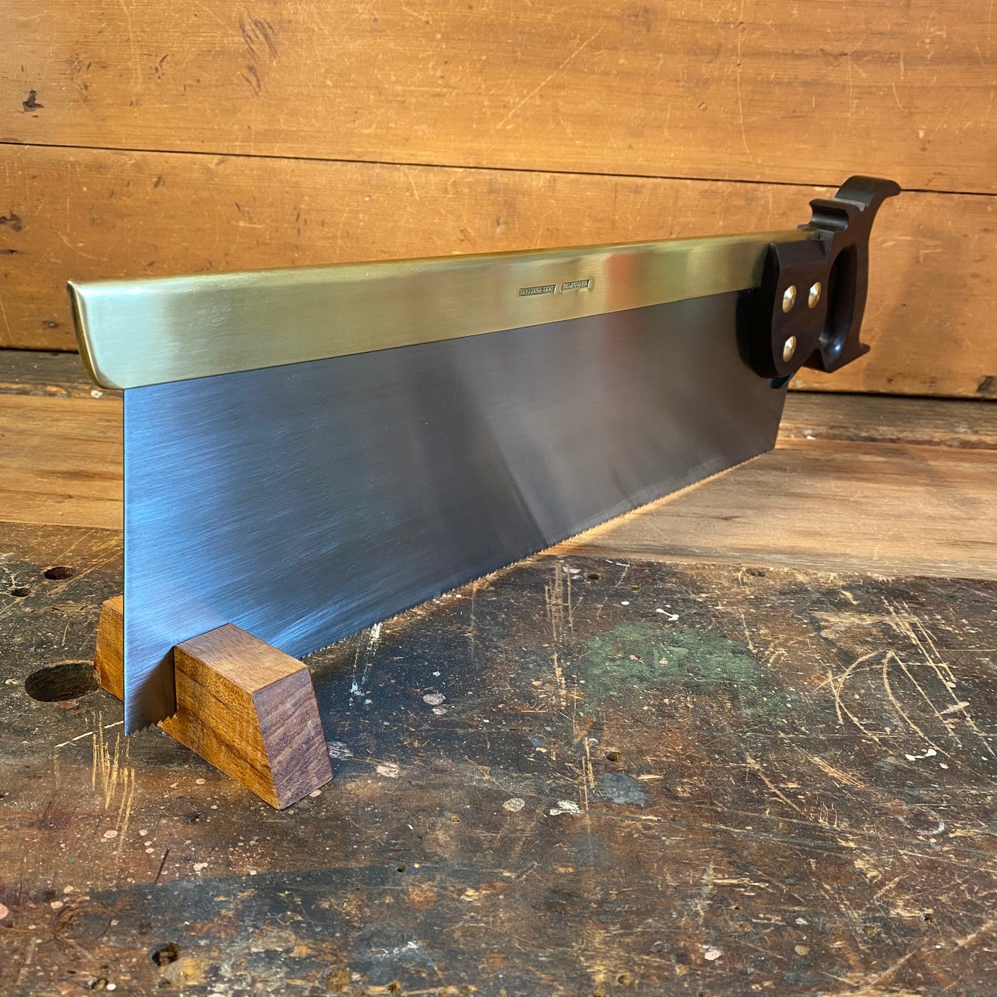 VHS17 BEAST! HERITAGE SAWS Melbourne 18” RICHMOND 10ppi Crosscut Miter SAW with an INDIAN ROSEWOOD handle