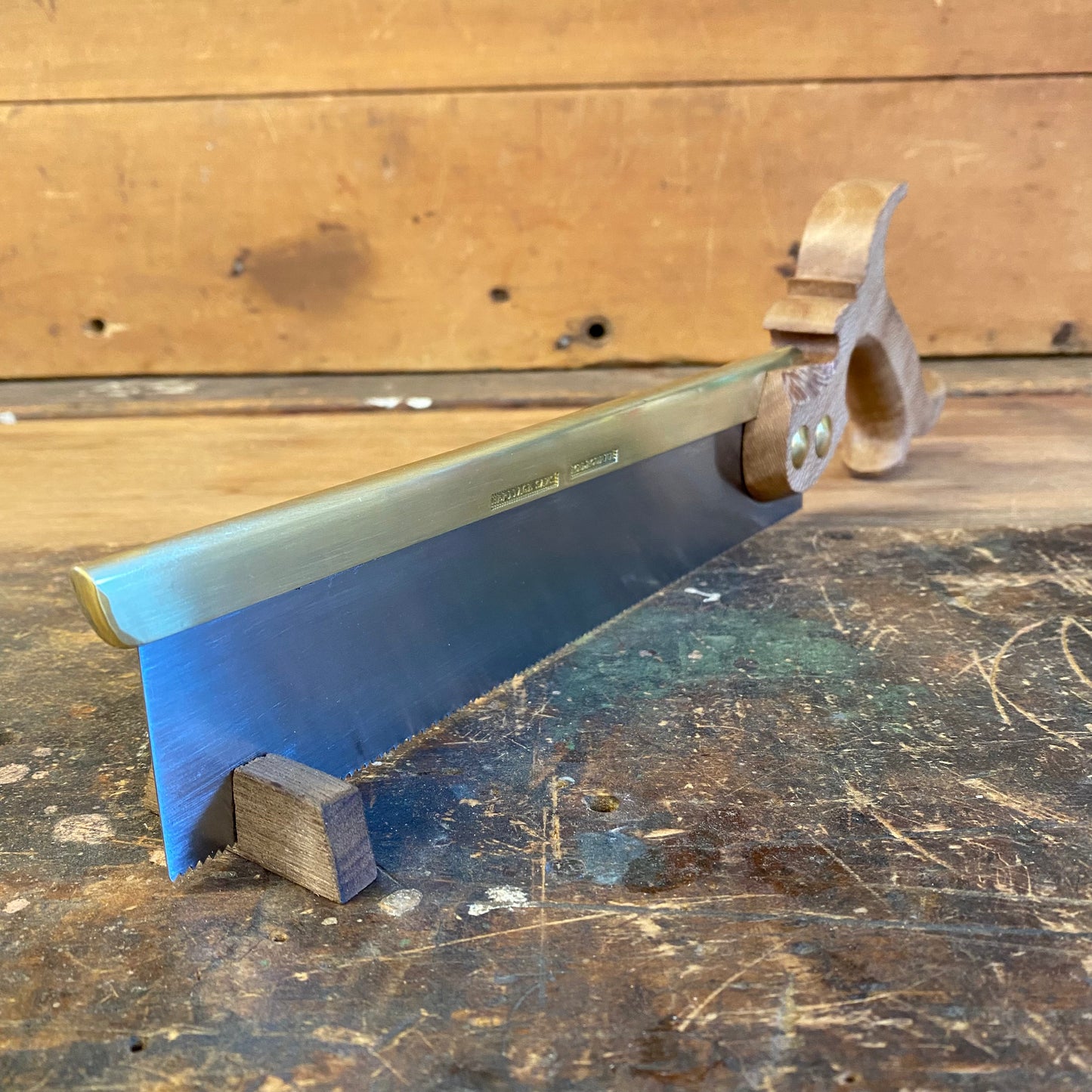 VHS14 HERITAGE SAWS Custom 10” CARLTON model 14ppi DOVETAIL SAW with LONDON PLANE Handle
