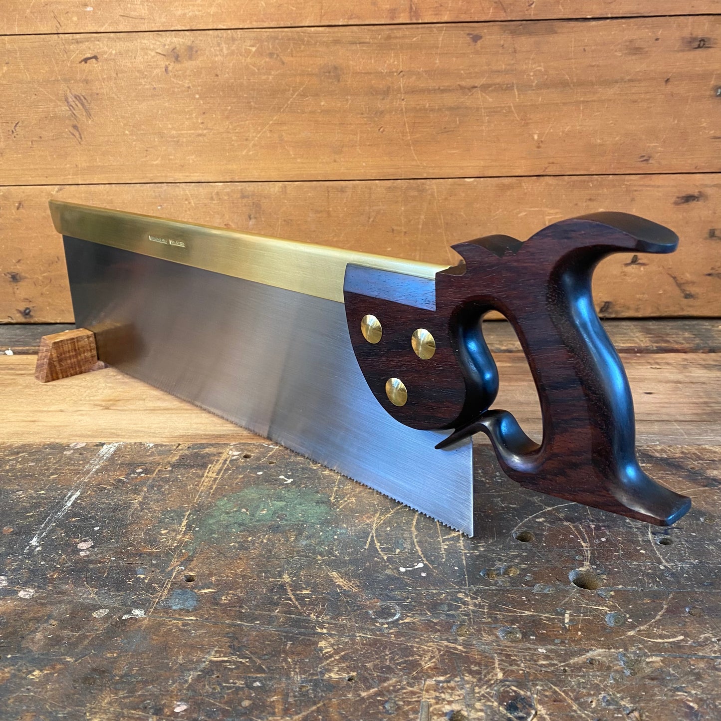 VHS17 BEAST! HERITAGE SAWS Melbourne 18” RICHMOND 10ppi Crosscut Miter SAW with an INDIAN ROSEWOOD handle