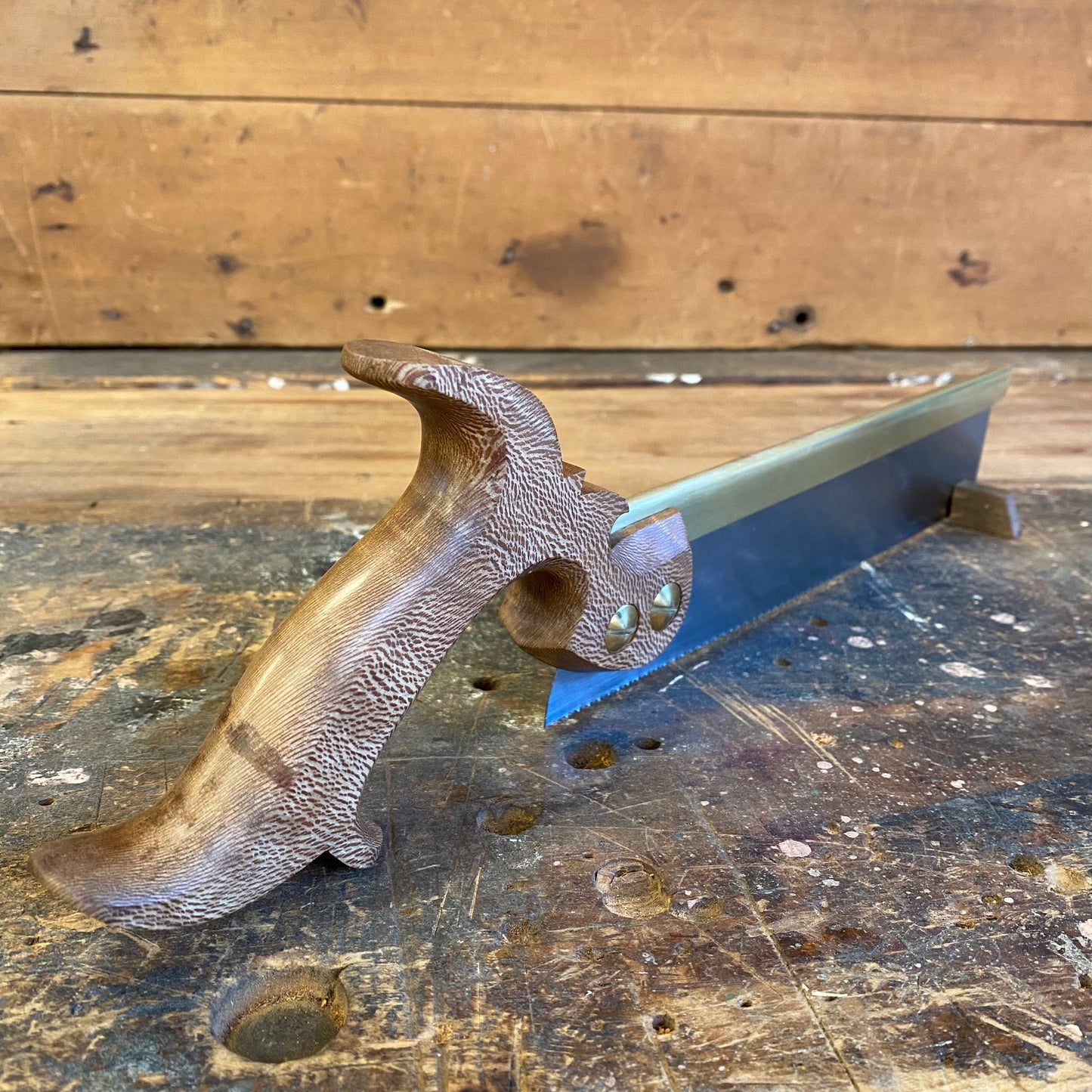 VHS14 HERITAGE SAWS Custom 10” CARLTON model 14ppi DOVETAIL SAW with LONDON PLANE Handle