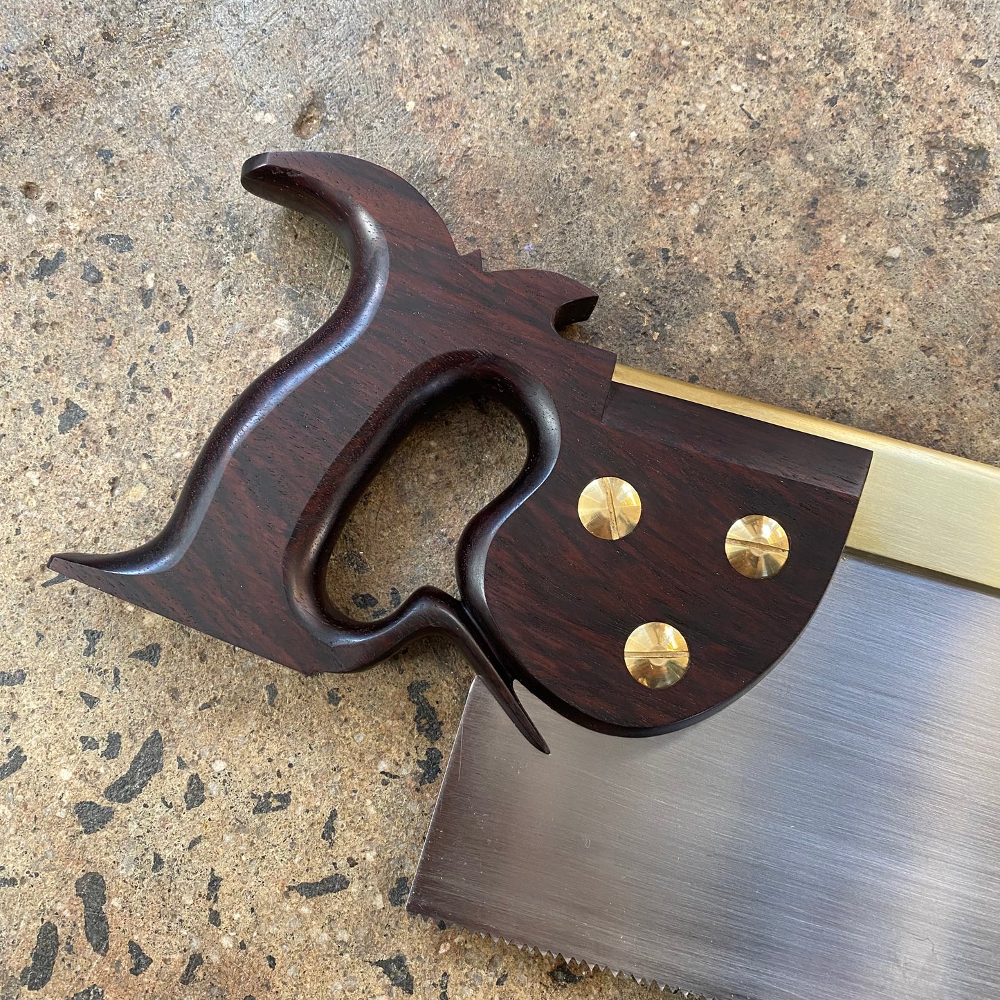 VHS17 BEAST! HERITAGE SAWS Melbourne 18” RICHMOND 10ppi Crosscut Miter SAW with an INDIAN ROSEWOOD handle