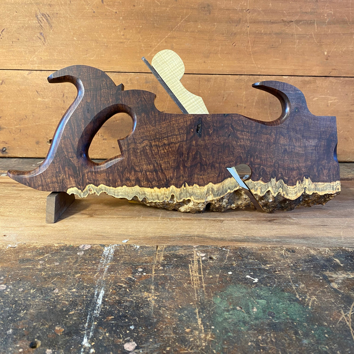 HSP5 One of One HERITAGE SAWS Melbourne GIDGEE Rebate plane “Cut Along the Dotted Line”
